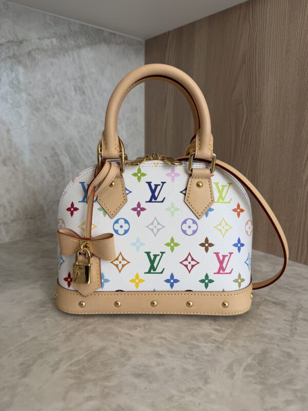 Louis Vuitton LV x TM Monogram Multicolor Alma BB White