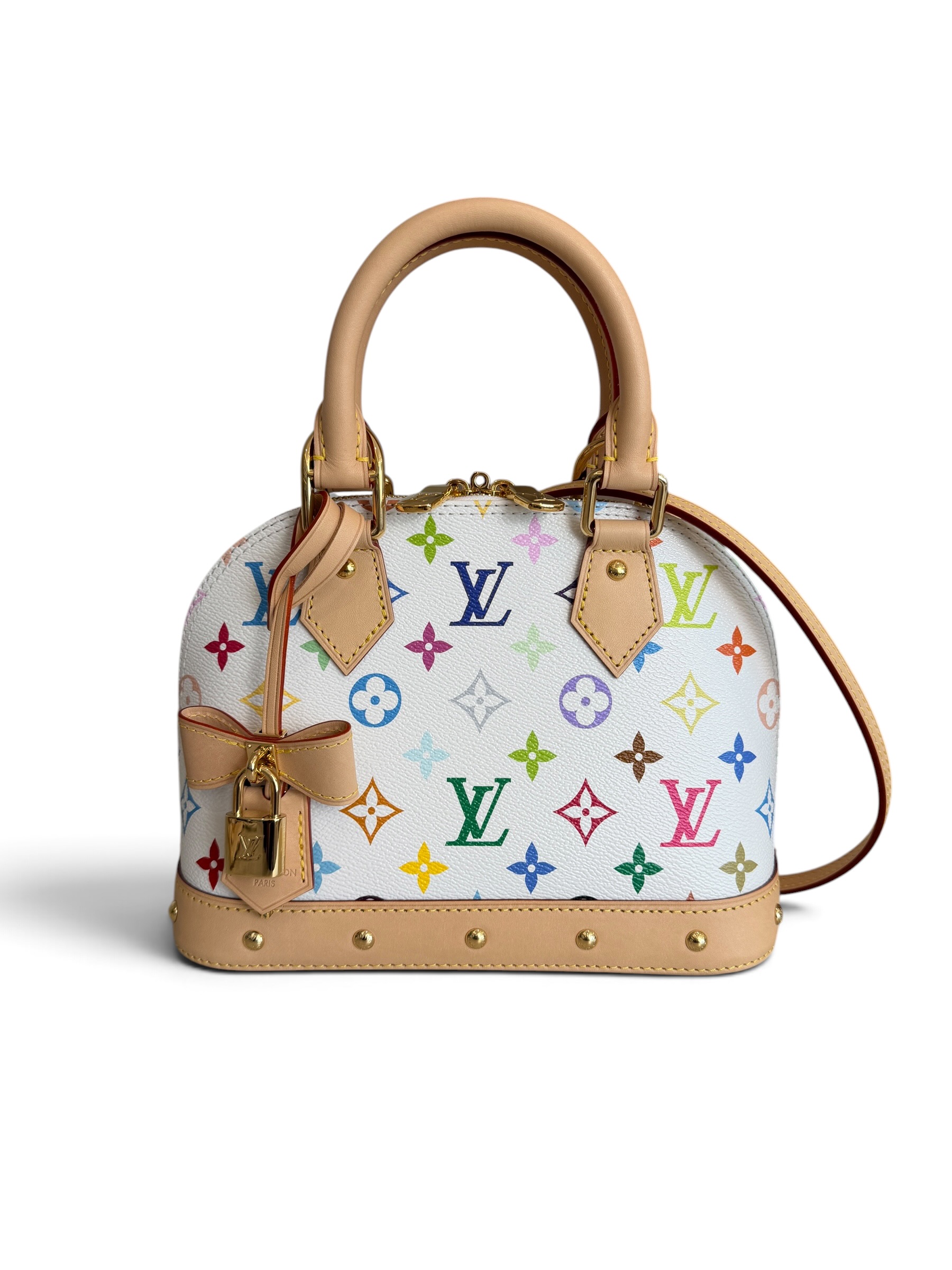 Louis Vuitton LV x TM Monogram Multicolor Alma BB White