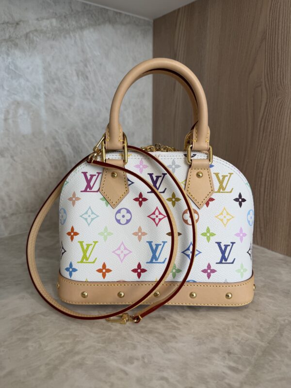 Louis Vuitton LV x TM Monogram Multicolor Alma BB White