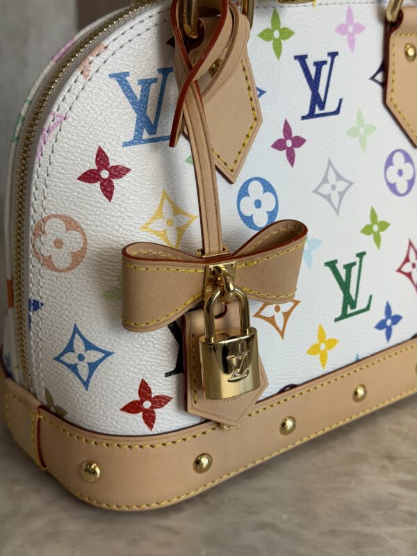 Louis Vuitton LV x TM Monogram Multicolor Alma BB White