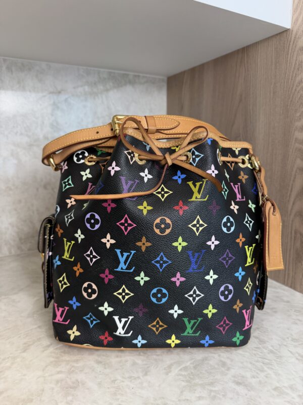 Louis Vuitton Monogram Multicolor Petit Noe Black