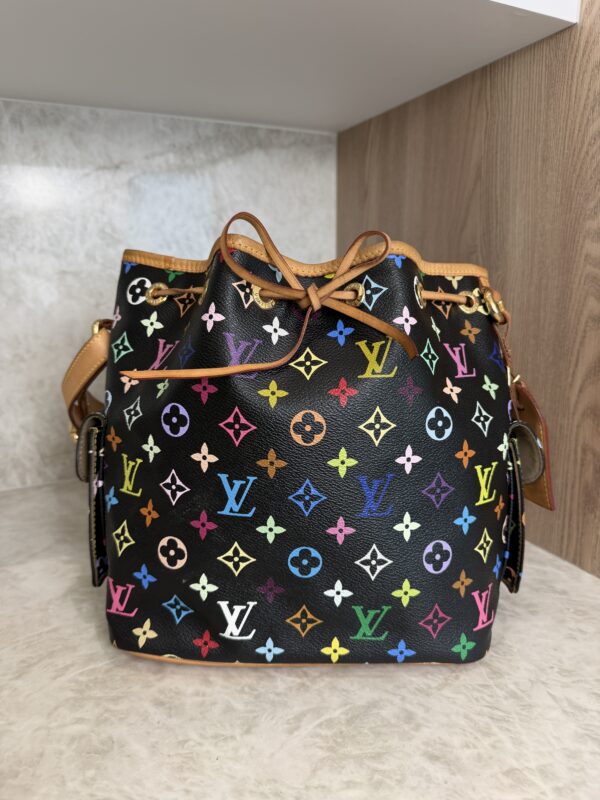 Louis Vuitton Monogram Multicolor Petit Noe Black