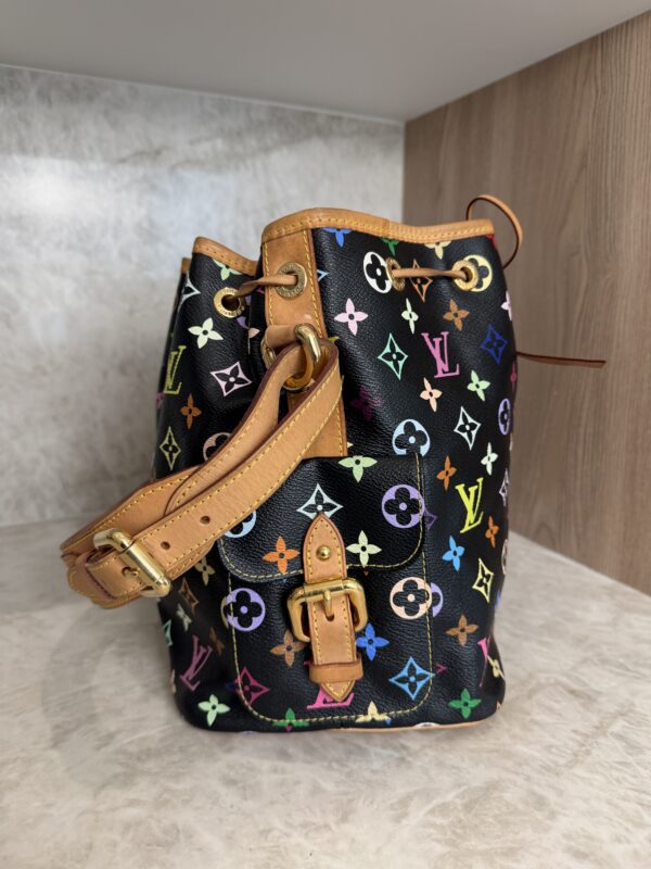 Louis Vuitton Monogram Multicolor Petit Noe Black