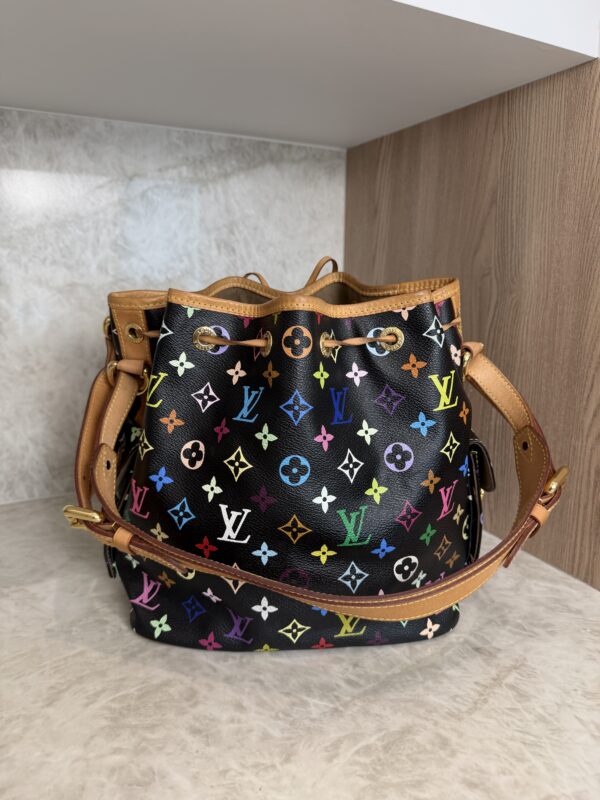Louis Vuitton Monogram Multicolor Petit Noe Black