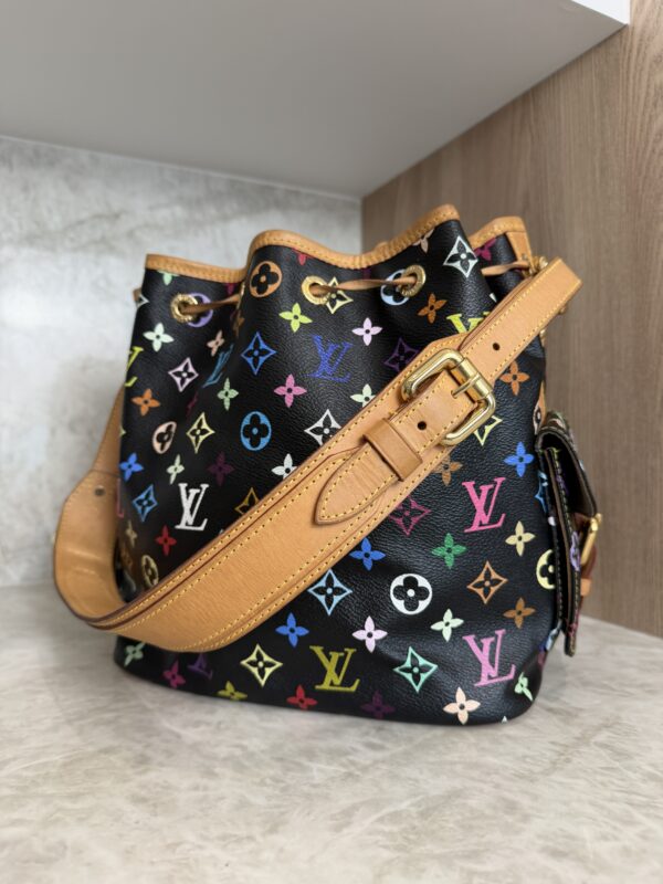 Louis Vuitton Monogram Multicolor Petit Noe Black