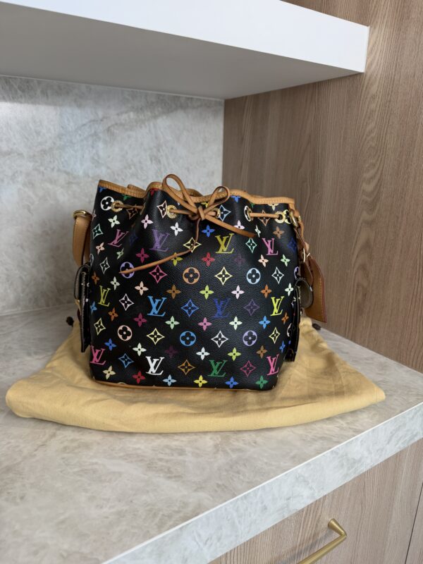 Louis Vuitton Monogram Multicolor Petit Noe Black