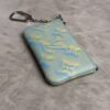 Louis Vuitton Empreinte Monogram Summer Stardust Key Pouch Water Green