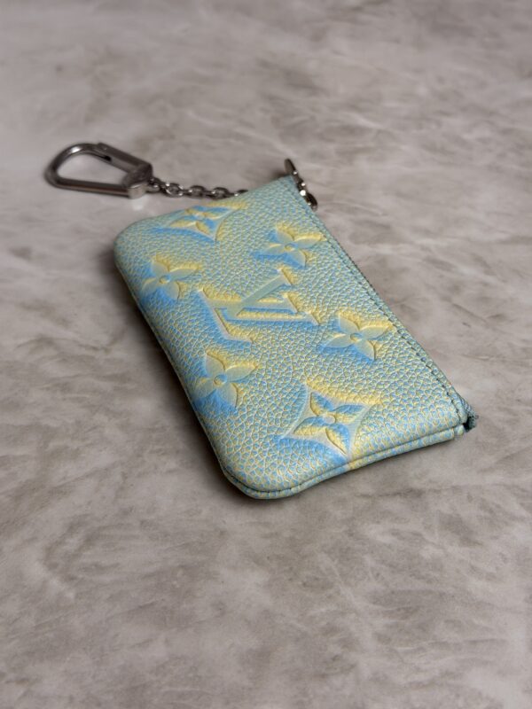 Louis Vuitton Empreinte Monogram Summer Stardust Key Pouch Water Green