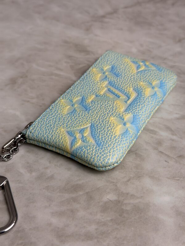 Louis Vuitton Empreinte Monogram Summer Stardust Key Pouch Water Green
