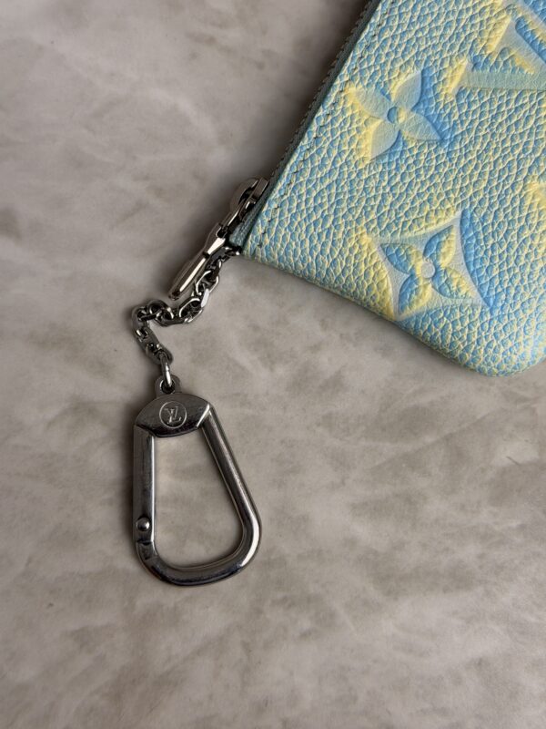 Louis Vuitton Empreinte Monogram Summer Stardust Key Pouch Water Green