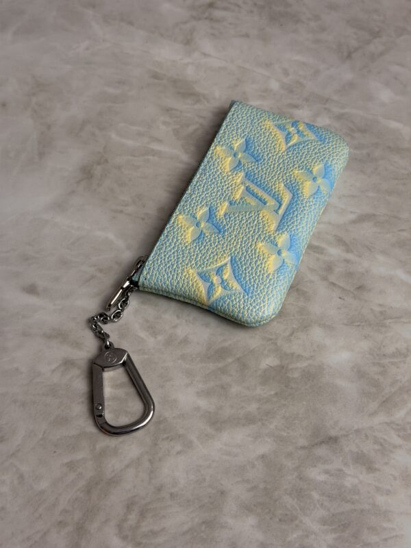 Louis Vuitton Empreinte Monogram Summer Stardust Key Pouch Water Green