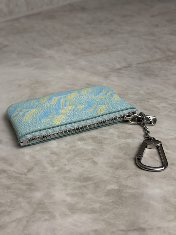 Louis Vuitton Empreinte Monogram Summer Stardust Key Pouch Water Green