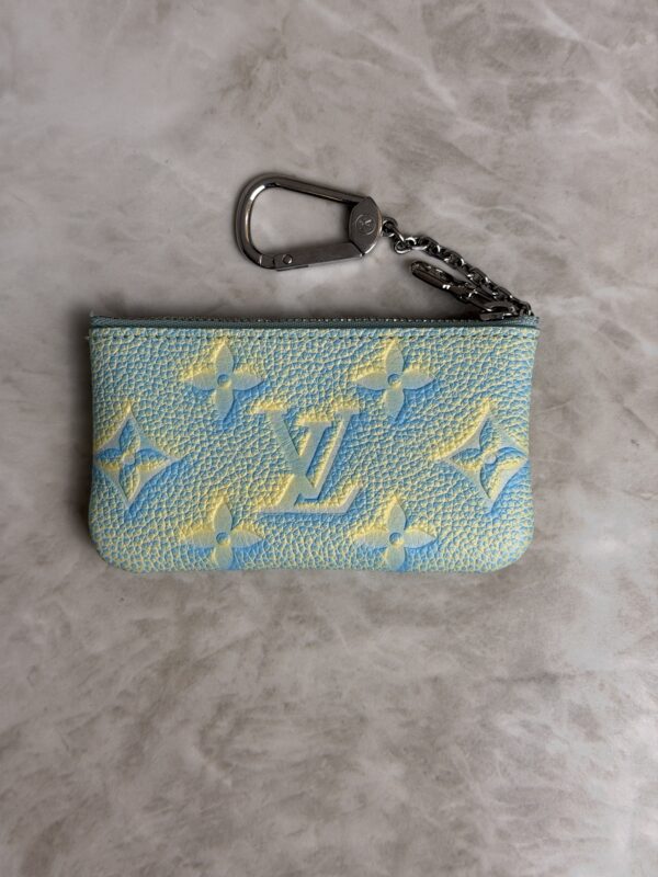 Louis Vuitton Empreinte Monogram Summer Stardust Key Pouch Water Green