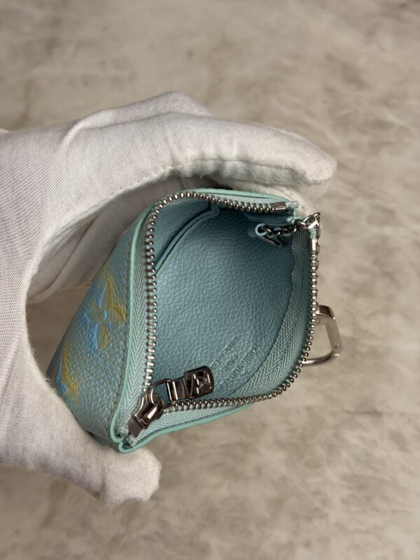 Louis Vuitton Empreinte Monogram Summer Stardust Key Pouch Water Green