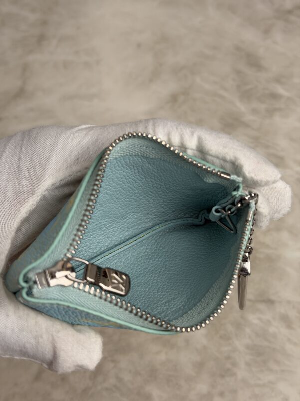 Louis Vuitton Empreinte Monogram Summer Stardust Key Pouch Water Green