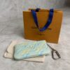 Louis Vuitton Empreinte Monogram Summer Stardust Key Pouch Water Green