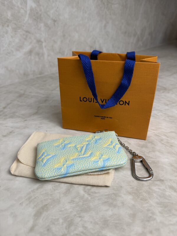 Louis Vuitton Empreinte Monogram Summer Stardust Key Pouch Water Green