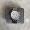 Michele Sport Sail Chronograph Stainless Steel 38mm White Chronograph Dial Watch