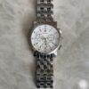 Michele Sport Sail Chronograph Stainless Steel 38mm White Chronograph Dial Watch