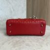 Christian Dior Lambskin Cannage Dioramour Heart Small Lady Dior Red