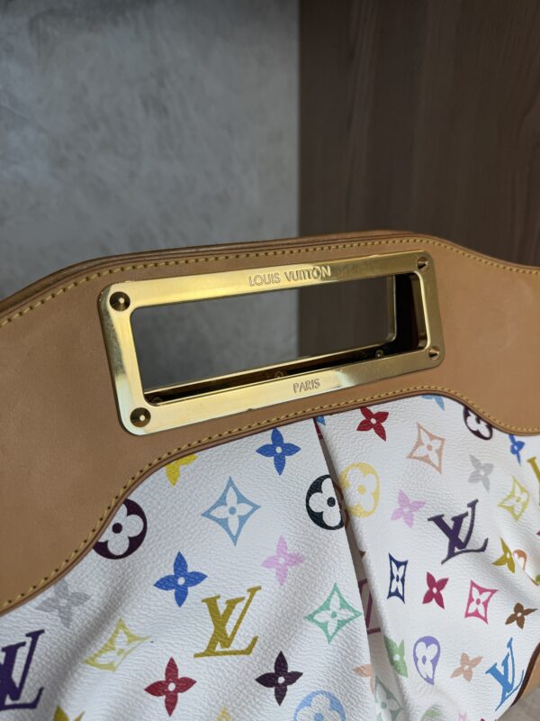 Louis Vuitton Monogram Multicolor Judy MM White