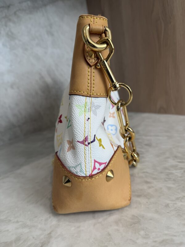 Louis Vuitton Monogram Multicolor Judy MM White