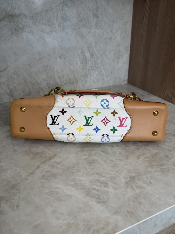 Louis Vuitton Monogram Multicolor Judy MM White