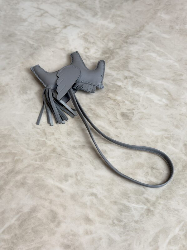 Hermes Milo Lambskin Grigri Rodeo Pegase Horse Bag Charm