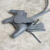 Hermes Milo Lambskin Grigri Rodeo Pegase Horse Bag Charm