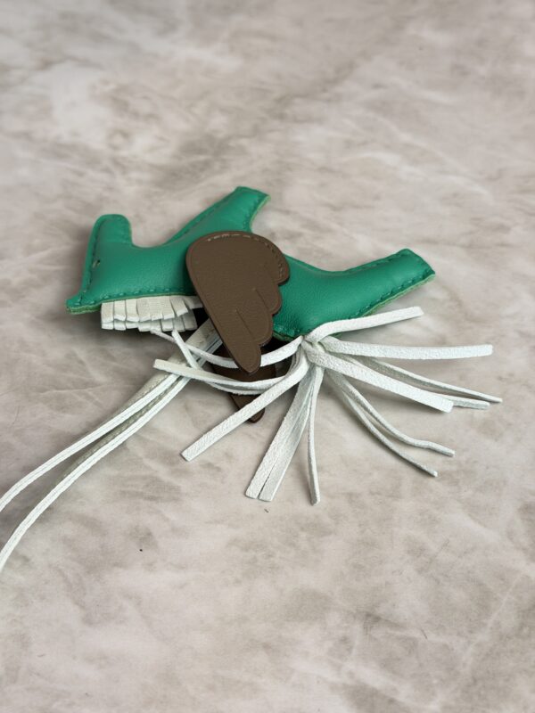 Hermes Milo Lambskin Grigri Rodeo Pegase Horse Bag Charm