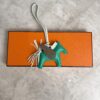 Hermes Milo Lambskin Grigri Rodeo Pegase Horse Bag Charm