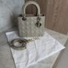 Christian Dior Lambskin Cannage Medium Lady Dior