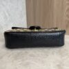 Gucci GG Marmont Flap Bag Diagonal Quilted GG Canvas with Leather Small