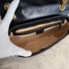 Gucci GG Marmont Flap Bag Diagonal Quilted GG Canvas with Leather Small