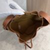 Drawstring Bucket Bag Triomphe Coated Canvas Small
