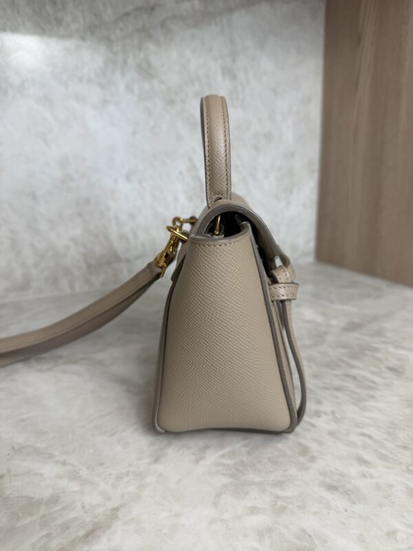 Celine Grained Calfskin Pico Belt Bag Light Taupe