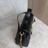 Gucci GG Marmont Top Handle Flap Bag Matelasse Leather Small Black