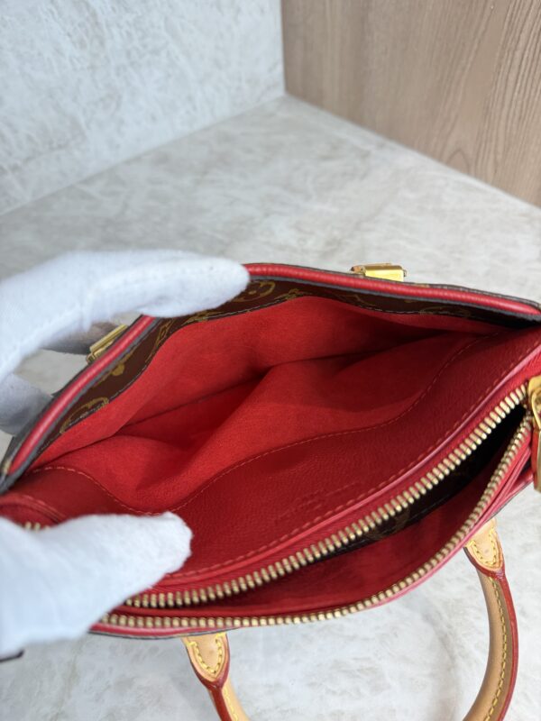 Louis Vuitton Pallas Tote Monogram Canvas with Leather BB Cerise