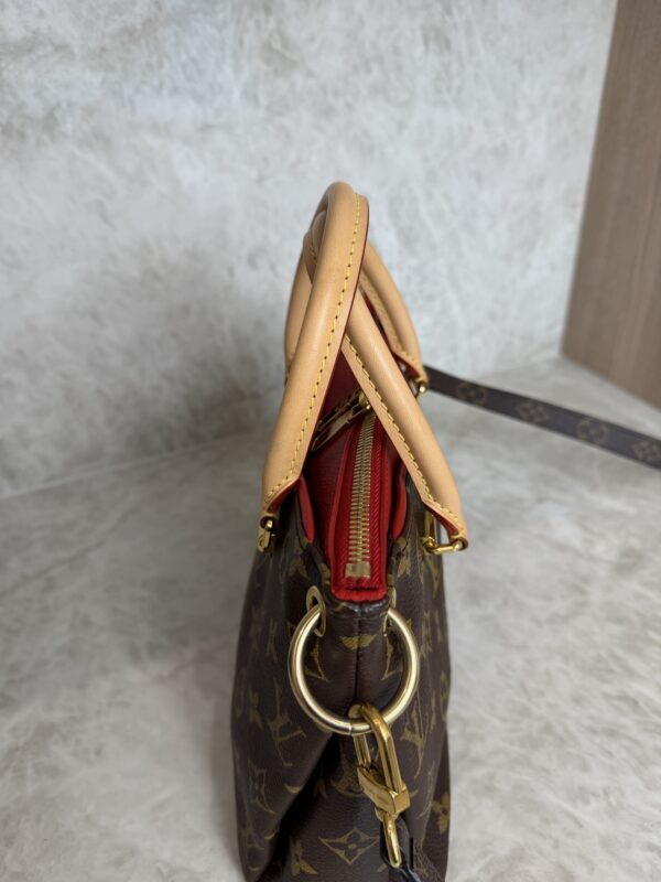 Louis Vuitton Pallas Tote Monogram Canvas with Leather BB Cerise