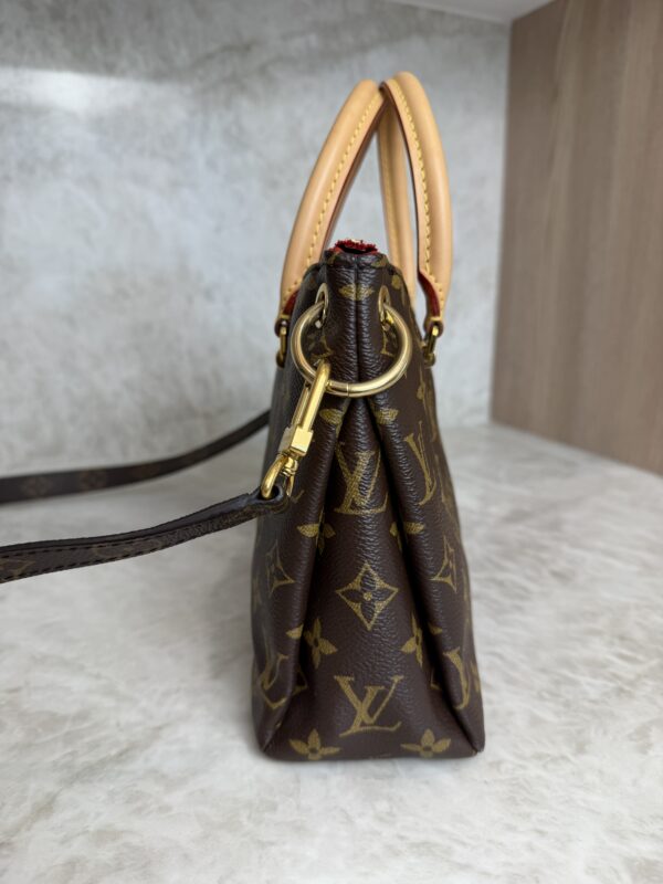 Louis Vuitton Pallas Tote Monogram Canvas with Leather BB Cerise