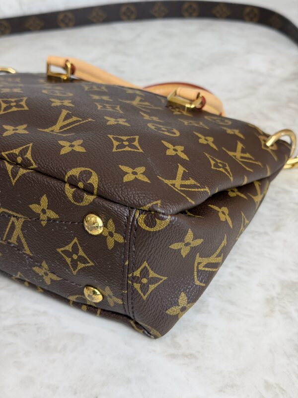 Louis Vuitton Pallas Tote Monogram Canvas with Leather BB Cerise