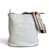 Prada Vitello Phenix Leather Phenix White