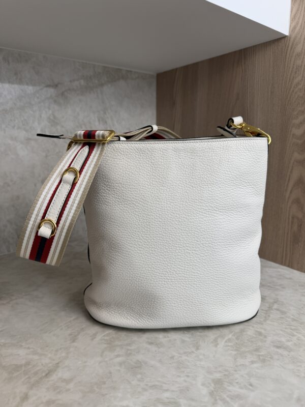 Prada Vitello Phenix Leather Phenix White