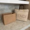 Fendi Vitello King Plexiglass Medium Fendi Sunshine Shopper Tote