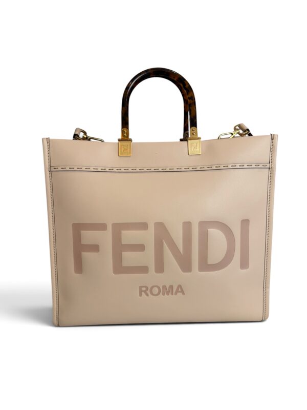 Fendi Vitello King Plexiglass Medium Fendi Sunshine Shopper Tote