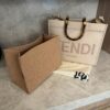 Fendi Vitello King Plexiglass Medium Fendi Sunshine Shopper Tote