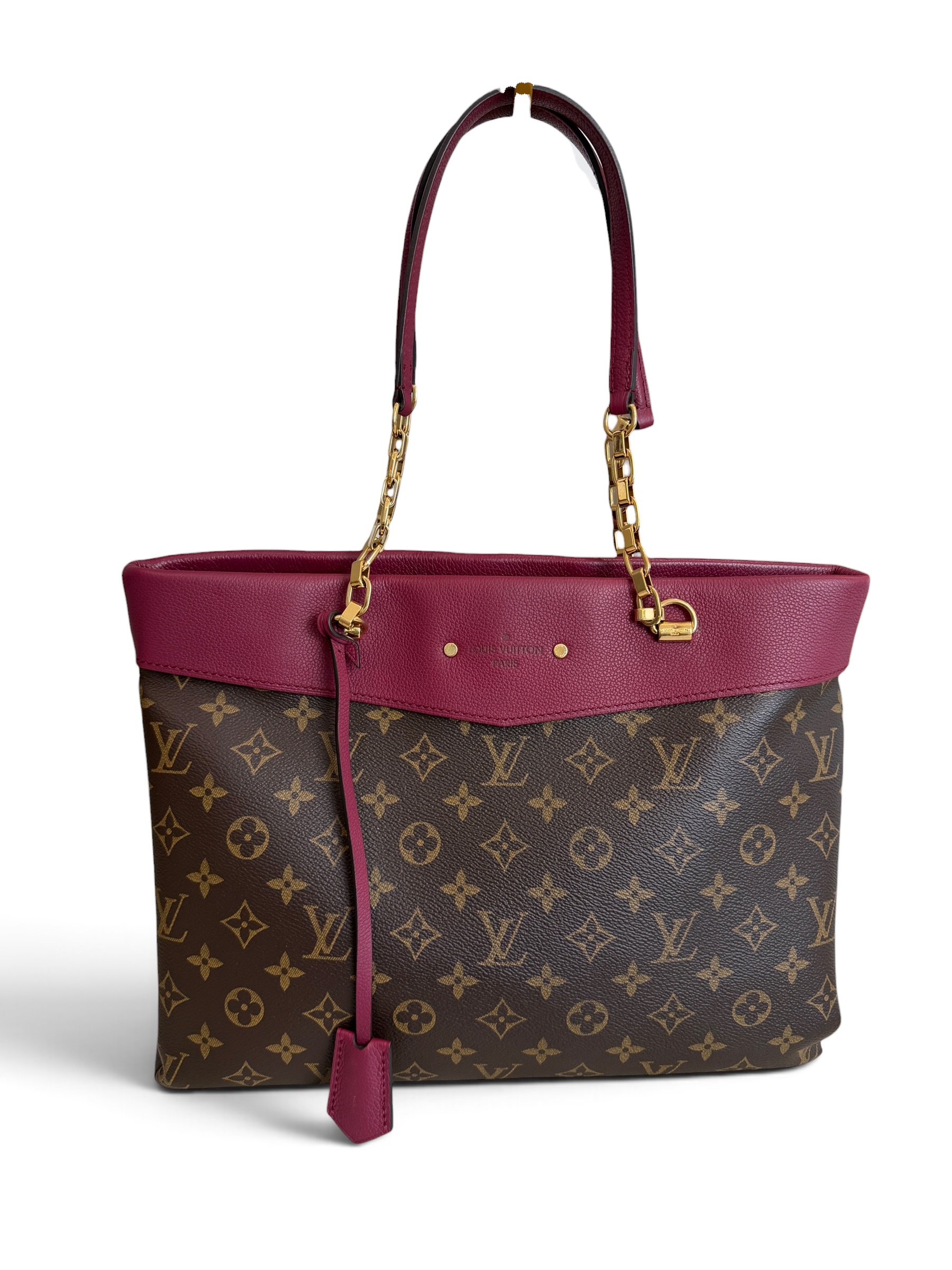 Louis Vuitton Pallas Shopper Monogram Canvas and Calfskin