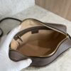 Gucci GG Supreme Monogram Web Small Ophidia Shoulder Bag Brown