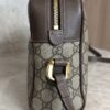 Gucci GG Supreme Monogram Web Small Ophidia Shoulder Bag Brown