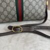 Gucci GG Supreme Monogram Web Small Ophidia Shoulder Bag Brown